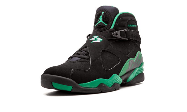 Shop for Women's Air Jordan 8 Retro Sugar Ray BLACK/STEALTH-CLOVER - Fashionable & Stylish