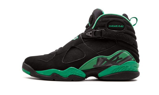 Air Jordan 8 Retro Sugar Ray BLACK/STEALTH-CLOVER - Women's Stylish Shoes for Sale at Shop