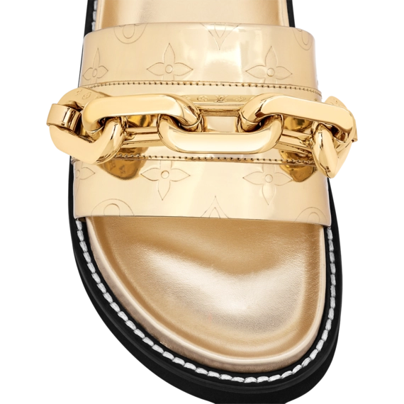 Experience Comfort & Style with Louis Vuitton Women's Sunset Flat Comfort Mule!