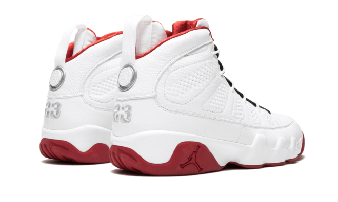 Grab Men's Air Jordan 9 Retro HISTORY OF FLIGHT WHITE/RED – On Sale Now!