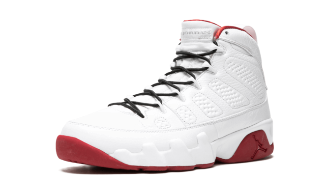 Don't Miss Out! Women's Air Jordan 9 Retro HISTORY OF FLIGHT WHITE/RED On Sale!