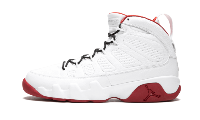 Buy Men's Air Jordan 9 Retro HISTORY OF FLIGHT WHITE/RED – On Sale Now!