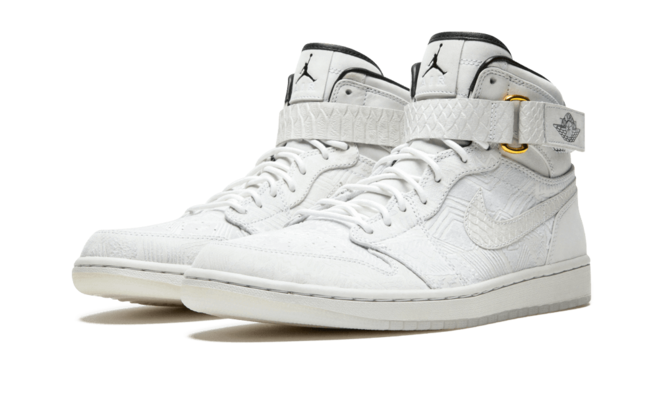 The Perfect Addition to Any Outfit - Air Jordan 1 High - Strap Just Don WHITE/BLACK!