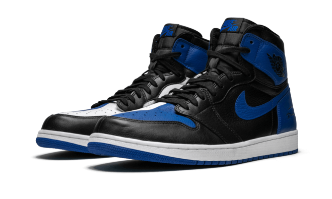 Look your best with Air Jordan 1 Retro High OG - Board of Governors BLACK/ROYAL-WHITE for men.