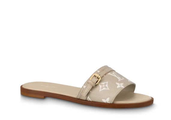 Sale Get Louis Vuitton Lock It Flat Mule for Women's