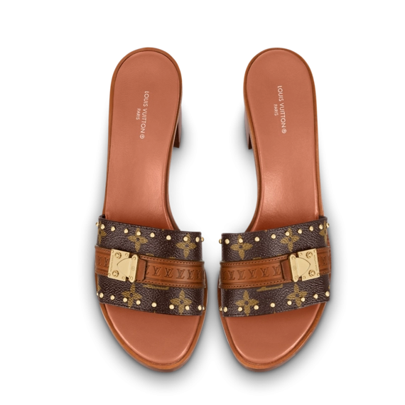 Look Fabulous in Louis Vuitton Lock It Mule Women's Shoes