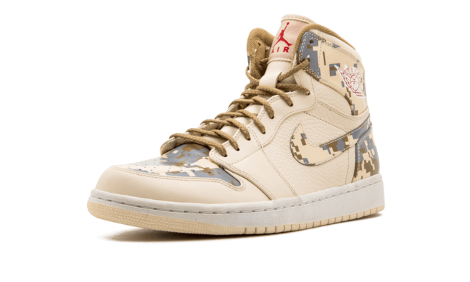 Save Now on Men's Air Jordan 1 Retro Digi-Camo NATURAL/G RED-CAMO-SILVER!