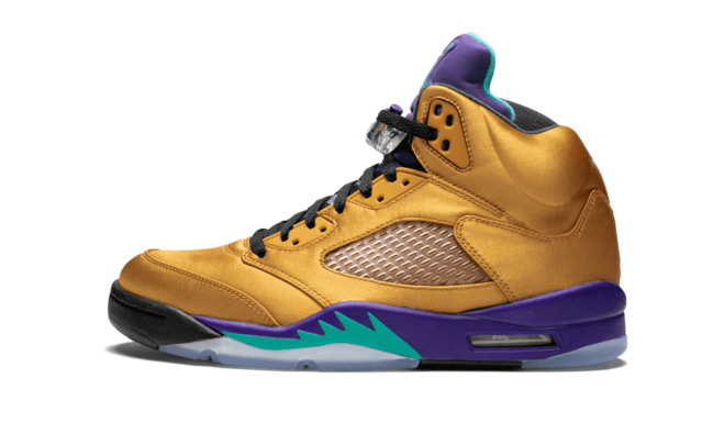 Men's Air Jordan 5 Retro F&F Fresh Prince of Bel-Air WHEAT/INFREARED-GRAPE ICE-BLAC - Get it on Sale Now!