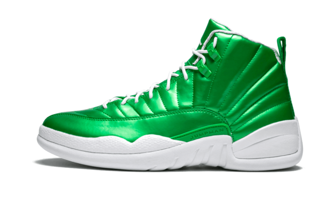 Women's Air Jordan 12 METALLIC GREEN/VARSITY WHITE - Shop the Sale Now!