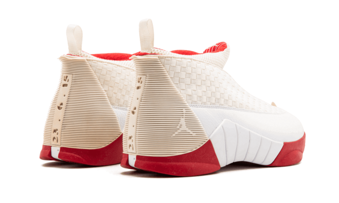 Grab Women's Air Jordan 15 History of Flight WHITE/RED Shoes at Online Shop