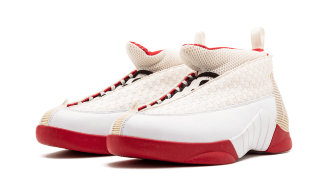 Women's Air Jordan 15 History of Flight WHITE/RED Shoes Available at Online Shop