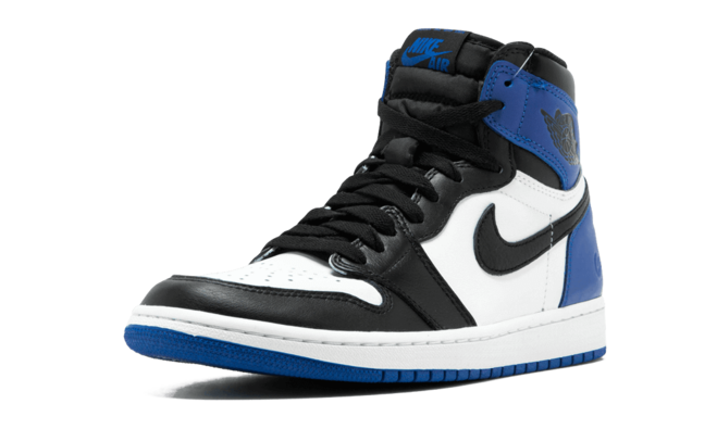 Shop Men's Air Jordan 1 X Fragment - BLACK/SPORT ROYAL-WHITE Shoes Now - Get Discount!