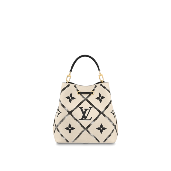 Louis Vuitton Women's Handbag - NeoNoe MM Creme Beige/Black - Get Now!
