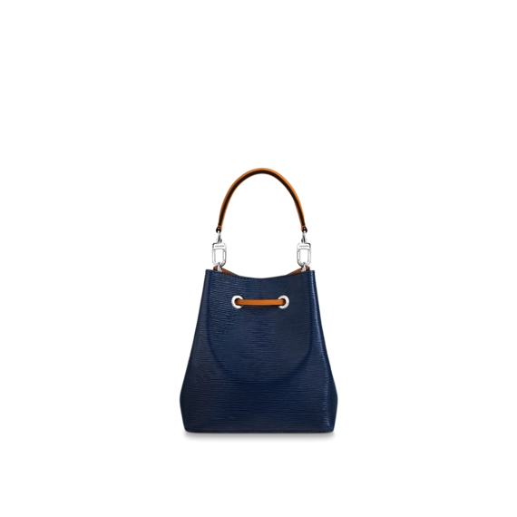 Shop the Women's Louis Vuitton NeoNoe BB Indigo Blue and Safran Yellow at a Discount