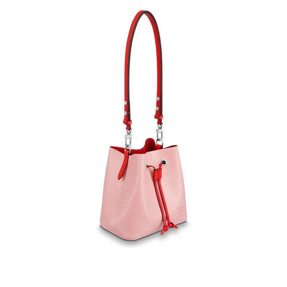 Shop Now and Get Discount on Louis Vuitton NeoNoe BB Rose Ballerine Pink and Red Women's Designer Bag