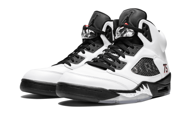 Don't Miss Out! Men's Air Jordan 5 Retro Paris Saint-Germain (PSG) Friends x Family White - Get it Now!