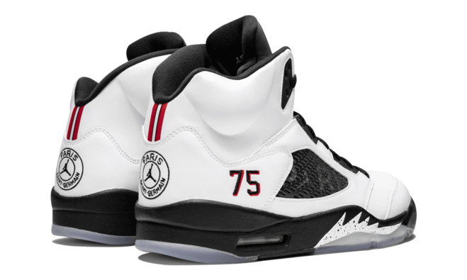 Sale Alert! Men's Air Jordan 5 Retro Paris Saint-Germain (PSG) Friends x Family White - Grab it Now!