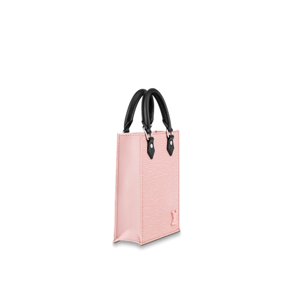 Luxury Women's Designer Bag - Louis Vuitton Petit Sac Plat Rose Ballerine Pink/Black/Greige on Sale!