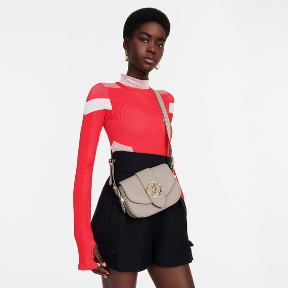 Discounted Women's Designer Handbag - LV Pont 9 Soft PM