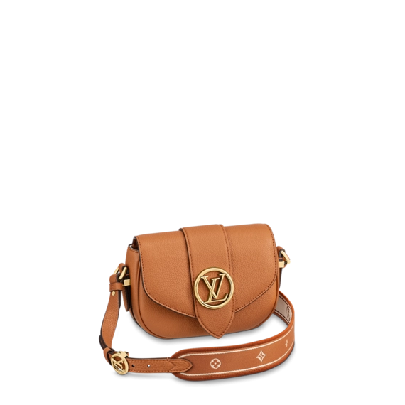 Shop Louis Vuitton Pont 9 Soft PM Sienne doree / Mocaccino - Get Women's Now!