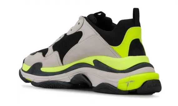 Discounted Women's Balenciaga Triple S Sneakers in 4 Colors - GREY, YELLOW, FLUO, and BLACK!