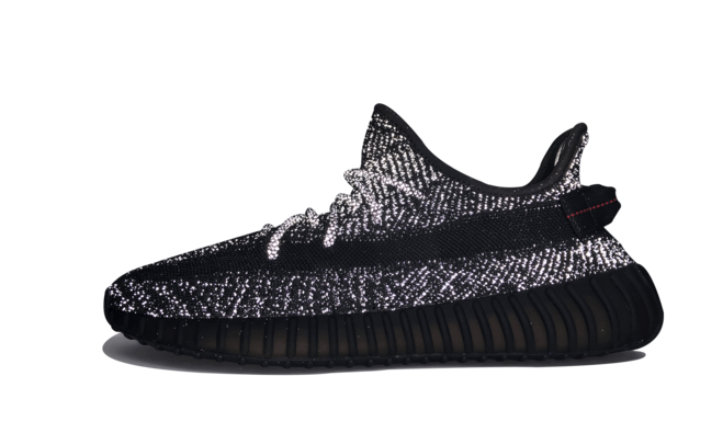 Men's Yeezy Boost 350 V2 Static Black Reflective On Sale Now