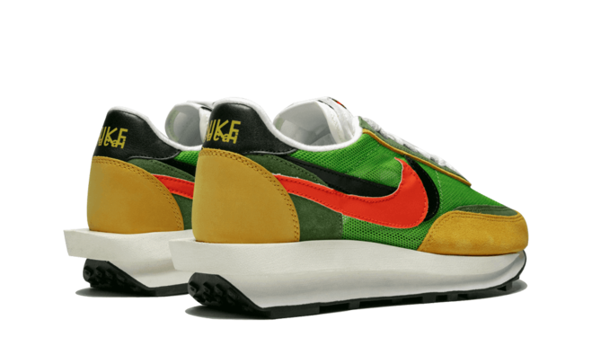 Women's Sacai x Nike LDWaffle Trainer Green Gusto/Varsity Maize - Buy Now & Save