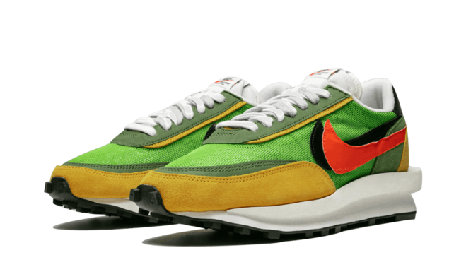 Buy Men's Sacai x Nike LDWaffle Trainer Green Gusto/Varsity Maize at Discounted Prices!