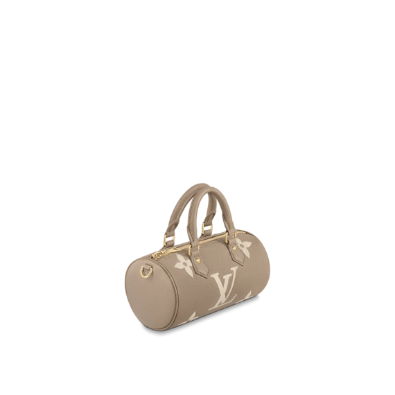 Look Stylish with Louis Vuitton Papillon BB Tourterelle / Creme Beige for Women