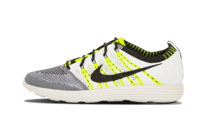 Shop Nike Lunar Fly Knit HTM NRG WHITE BLACK-VOLT for Men's - Buy Now!