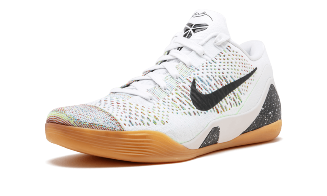 Grab a Bargain on Men's Nike Kobe 9 Premium HTM WHITE/BLACK-MULTI-COLOR Today!