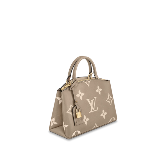 Fashion Designer Online Shop: Louis Vuitton Petit Palais Tourterelle/Creme for Women
