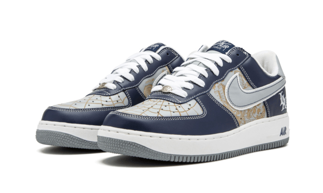 Women's Fashion: Nike Air Force 1 Mr. Cartoon Hyperstrike MIDNIGHT NAVY/SILVER-WHITE - Get It Now!