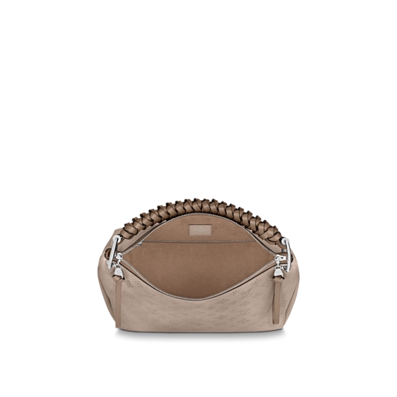 Get the Louis Vuitton Beaubourg Hobo MM Galet Gray Bag Now at a Discount