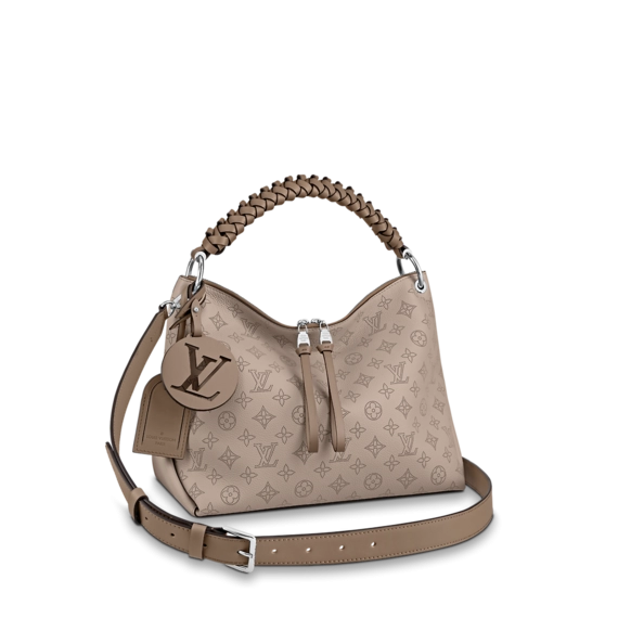 Sale on Louis Vuitton Beaubourg Hobo MM Galet Gray Women's Bag