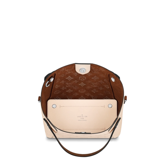 Look Fabulous with Louis Vuitton Hina PM Creme Beige for Women!