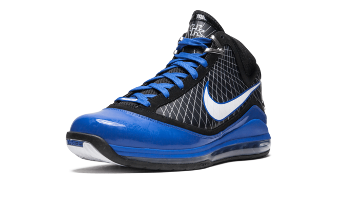 Men's Nike Lebron 7 UNIVERSITY KENTUCKY PROMO BLUE/BLACK