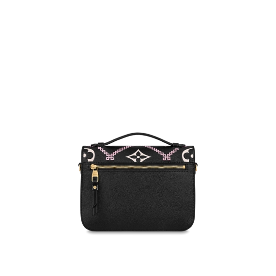 Shop Now & Save â€“ Women's Louis Vuitton Pochette Metis in Black, Pink & Beige