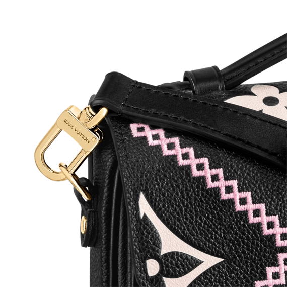 Women's Louis Vuitton Pochette Metis in Black, Pink & Beige â€“ Shop Now & Save!