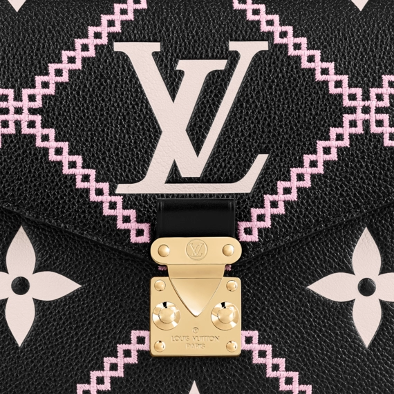 Women's Louis Vuitton Pochette Metis in Black, Pink & Beige â€“ Get Discounted Now