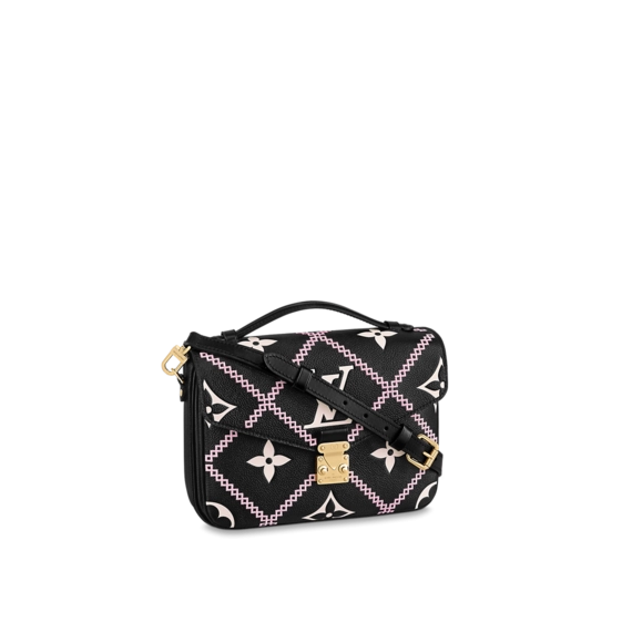 Louis Vuitton Pochette Metis in Black, Pink & Beige â€“ Women's Discount Shop