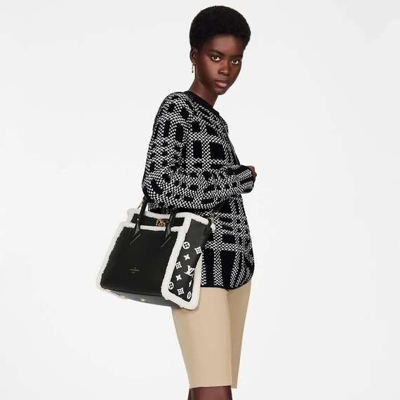 Shop Women's Designer Handbag - Louis Vuitton On My Side MM with Discount