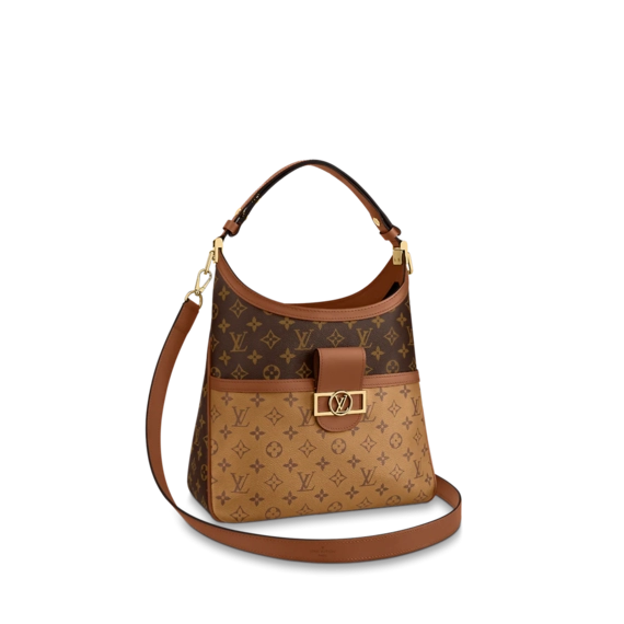Luxury Women's Louis Vuitton Hobo Dauphine MM Bag with Discount at Shop