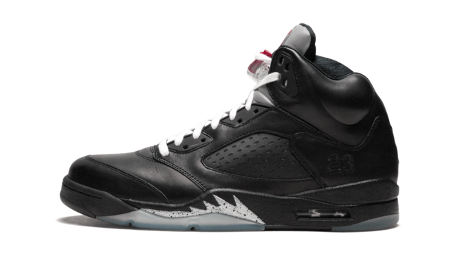 Women's Air Jordan 5 Retro - Premio Bin 5 BLACK/BLACK-METALLIC SILVER Sale Discount