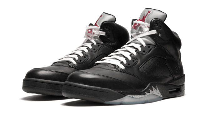 Shop Now for Men's Air Jordan 5 Retro - Premio Bin 5 BLACK/BLACK-METALLIC SILVER!