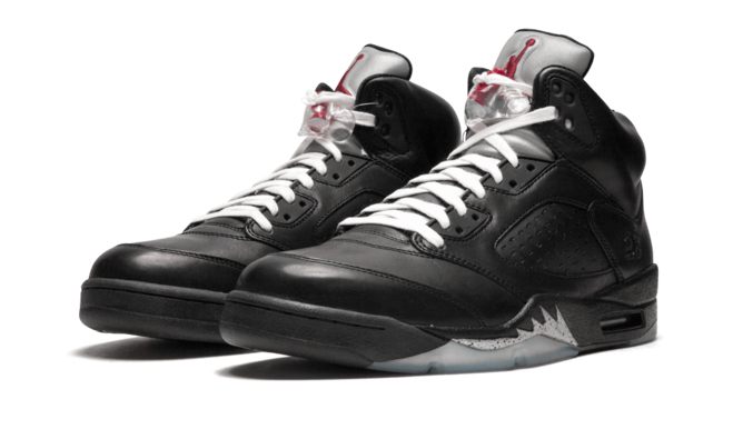 Get the Latest Women's Air Jordan 5 Retro - Premio Bin 5 BLACK/BLACK-METALLIC SILVER at Low Prices