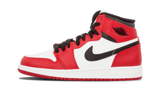 Buy Men's Air Jordan 1 Retro High OG GS - Chicago WHITE/VARSITY RED-BLACK