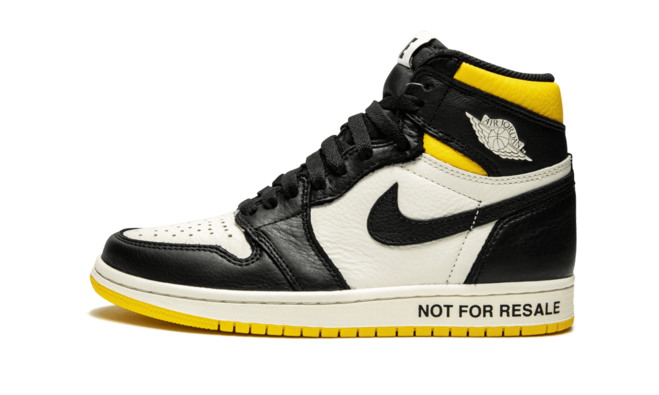 Men's Air Jordan 1 Retro High OG NRG - Not For Resale SAIL/BLACK-VARSITY MAIZE Buy Now at Discount!