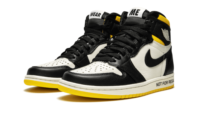 Shop Men's Air Jordan 1 Retro High OG NRG - Not For Resale SAIL/BLACK-VARSITY MAIZE Now and Save!