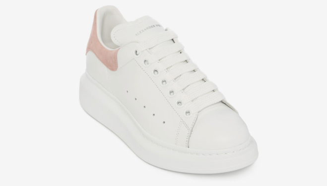 Get the Latest Alexander McQueen Oversized Sneaker Patchouli White/Multicolor for Women